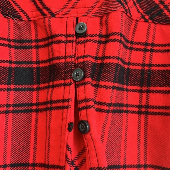 Duluth Trading Company Long Sleeve Flannel Button Down Dress XL - Picture 3 of 6